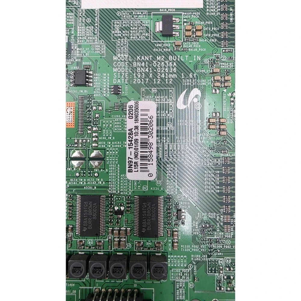 BN94-13029W Samsung Main Board, BN41-02636A, BN97-15428A, QN65Q6FNAFXZA